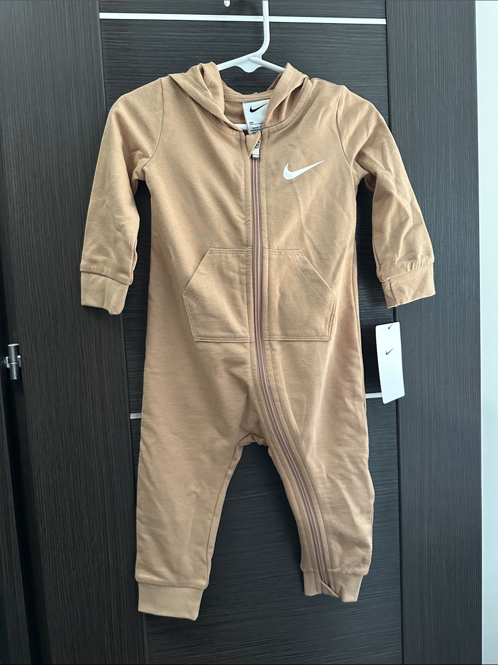 Nike Tan Hooded Romper